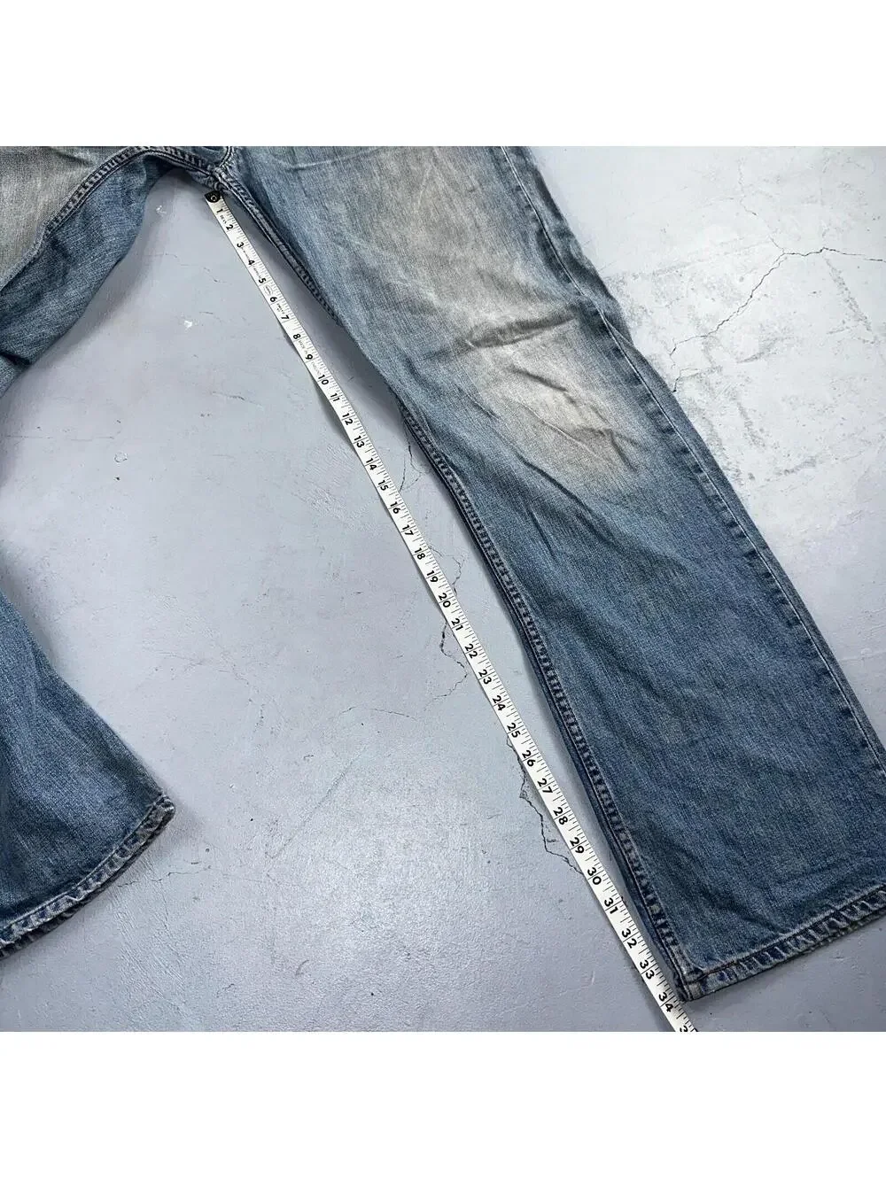 Levis 501 Vintage Y2K XX Straight Leg Jeans Blue Light Wash 36x36 Act 35x34